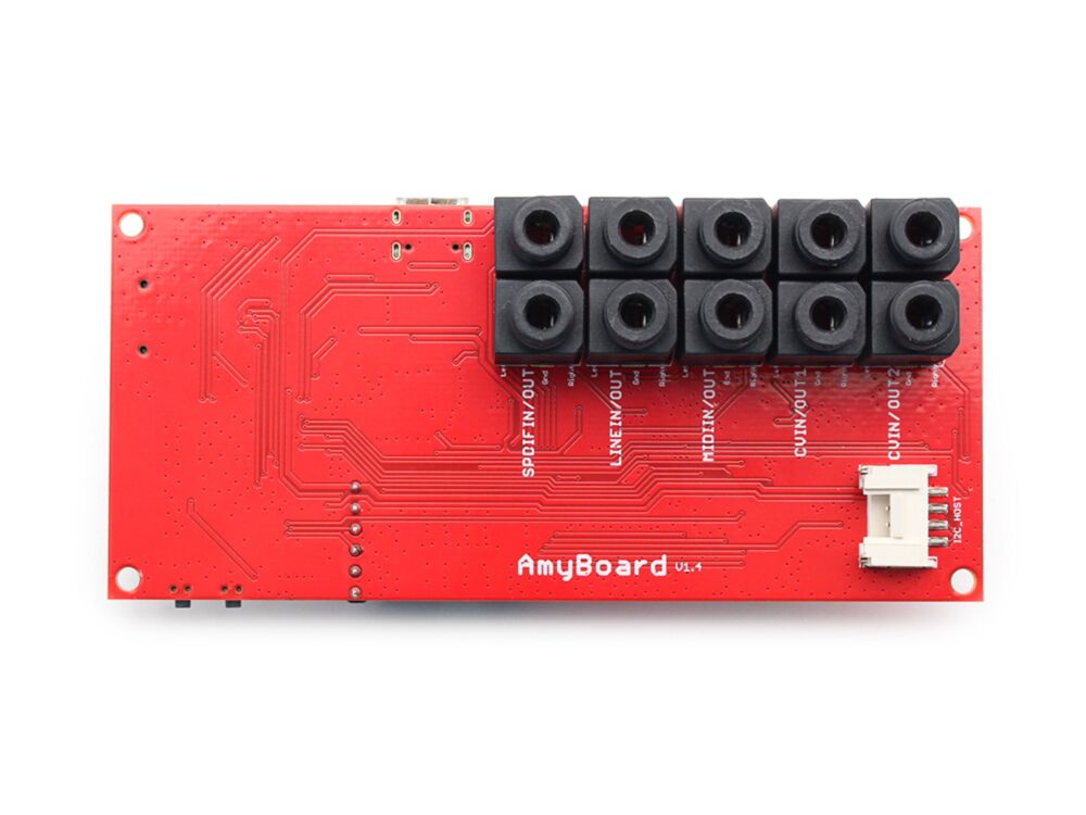 AMYboard front panel